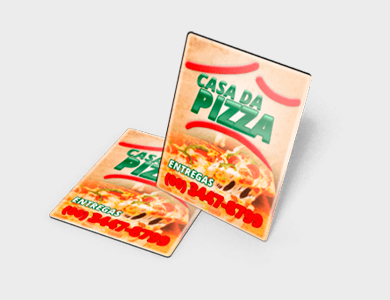 Ímã de Geladeira com Faca Padrão Supremo 4x5cm - 4x0 - 1000 unid