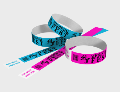 Pulseira de Identificação PVC Soft Impressao Colorida - Impressao Colorida - 250 unid