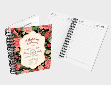 Agenda Diária A5 2026 Capa Maleável 328 Páginas 14,95x21cm (Couchê 300g Laminação Fosca) - 4x0 - 3 unid