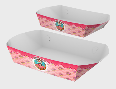 Embalagem Multiuso Bandeja Supremo 300g sem Película Antigordura 11x7,5x3,5cm - 4x0 - 50 unid
