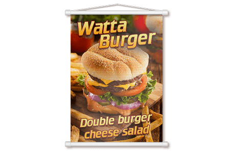 Banner 280g 90x180cm - 4x0 - 1 unid