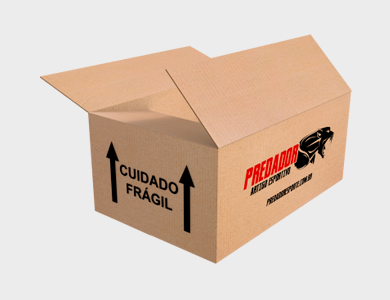 Caixa de Papelão Personalizada Nº 19 - 28,7x20,2x11,4cm - 4x0 - 25 unid