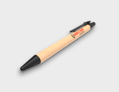 Caneta Ecológica Personalizada Modelo ECO02 - 4x0 - 100 unid