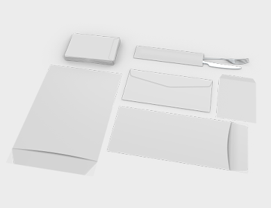 Envelope Carta SEM IMPRESSÃO Sulfite 120g Sem Verniz 23x11,3cm - Sem Impressão - 1000 unid