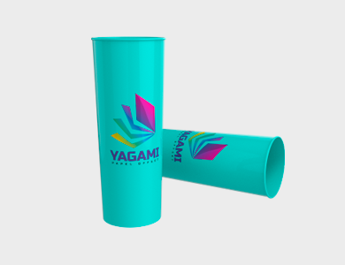 Copo Long Drink 350ml - 1 Cor de Impressão - 1x1 - 100 unid