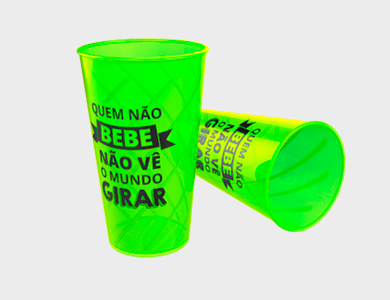 Copo Tornado 540ml - 1 Cor de Impressão - 1x1 - 1000 unid