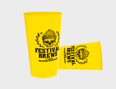 Copo Twister 575ml - 1 Cor de Impressão - 1x1 - 250 unid