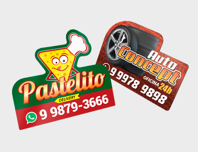 Ímã de Geladeira com Faca Personalizada Supremo 4x5cm - 4x0 - 100 unid