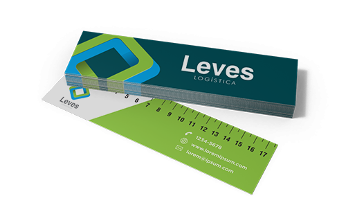 Régua Couchê 250g Verniz Total Frente 5x22,5cm - 4x0 - 200 unid