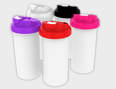 Garrafa Squeeze em Polímero para Sublimação 600ml - 5 unid